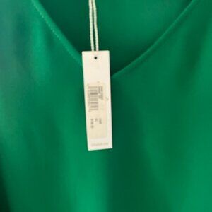 Trina turk Green Blouse new with tags and Anthropologie green tee with tulle